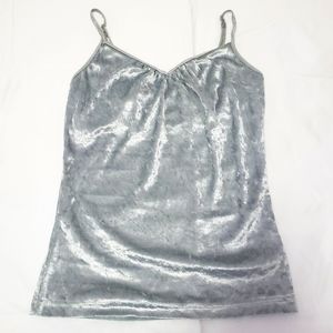 Velvet camisole tank top
